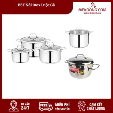 BST Nồi inox Luộc Gà