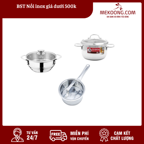 BST Nồi inox giá dưới 500k