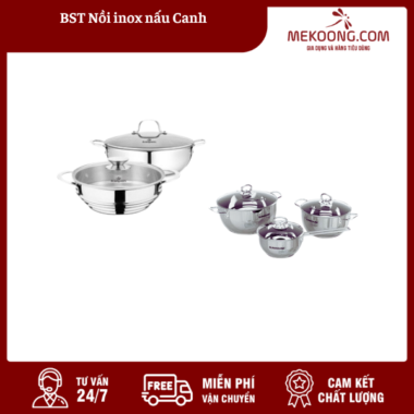 BST Nồi inox nấu Canh
