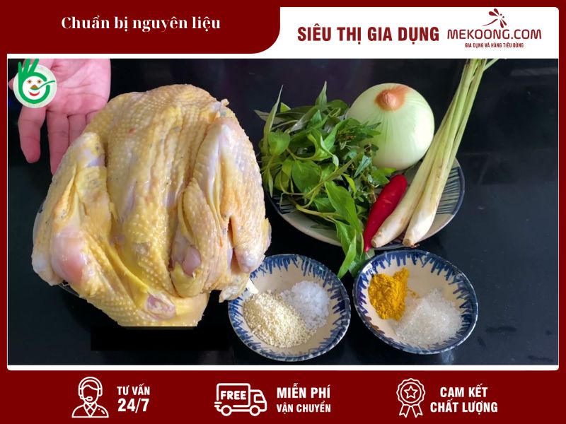 Chuẩn bị nguyên liệu