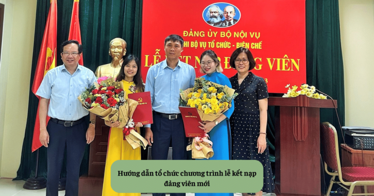 Hướng dẫn tổ chức chương trình lễ kết nạp đảng viên mới Mekoong