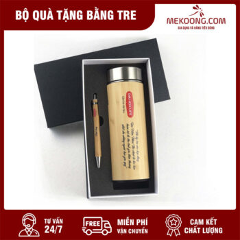 Bộ Quà Tặng Bằng Tre – Sản Phẩm Xanh, Thân Thiện Với Môi Trường