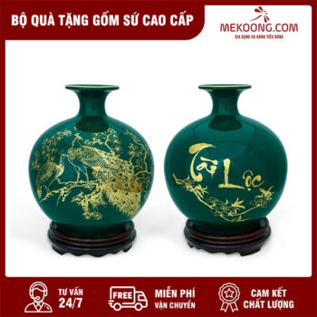 Bộ Quà Tặng Gốm Sứ Cao Cấp – Sang Trọng Và Tinh Tế