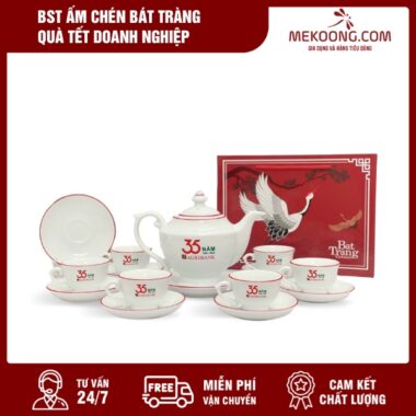 BST Ấm Chén Bát Tràng Quà Tết Doanh Nghiệp