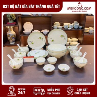 BST Bộ Bát Đĩa Bát Tràng Quà Tết