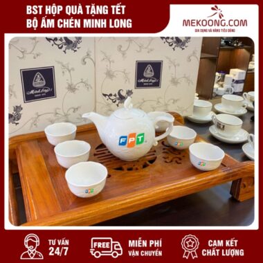BST Hộp Quà Tết Bộ Ấm Chén Minh Long