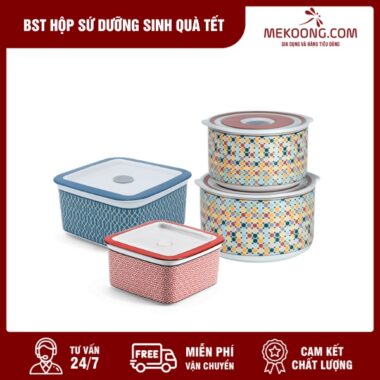 BST Hộp Sứ Dưỡng Sinh Quà Tết