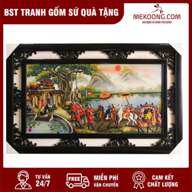 BST Tranh Gốm Sứ Quà Tặng