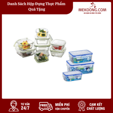 Danh Sách Hộp Đựng Thực Phẩm Quà Tặng