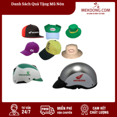 Danh Sách Quà Tặng Mũ Nón