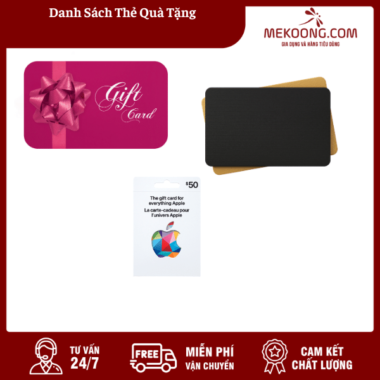 Danh Sách Thẻ Quà Tặng