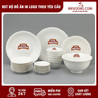 BST Bộ Đồ Ăn in logo Theo Yêu Cầu