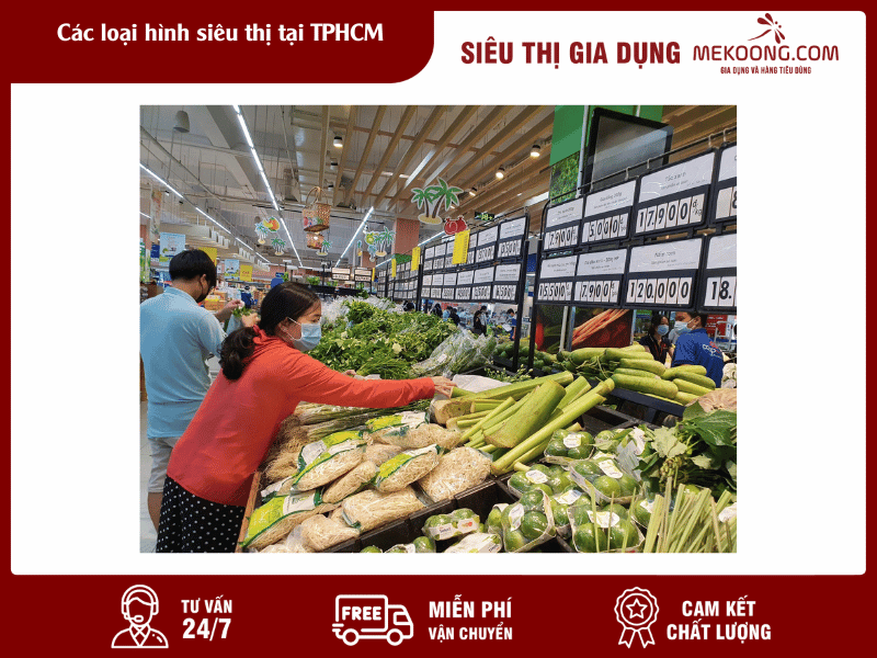 Các loại hình siêu thị tại TPHCM Mekoong