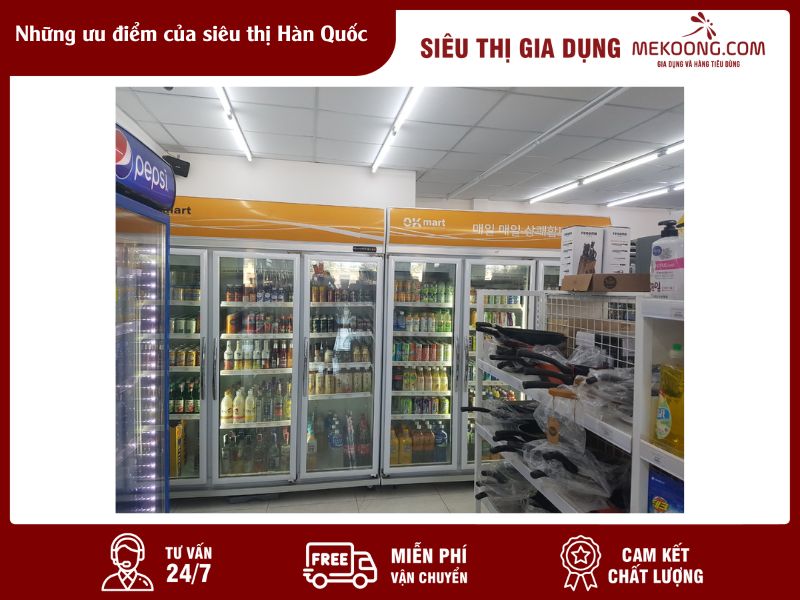 Những ưu điểm của siêu thị Hàn Quốc Mekoong