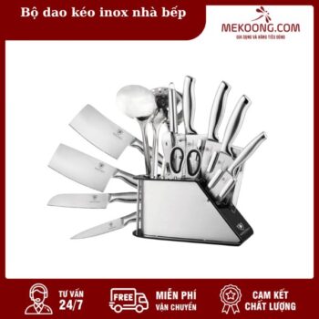 Bộ dao kéo inox nhà bếp