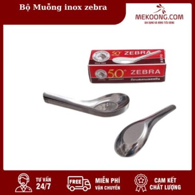Bộ Muỗng inox zebra