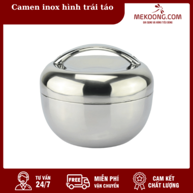 Camen inox hình trái táo