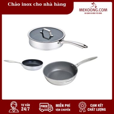 chảo inox cho nhà hàng