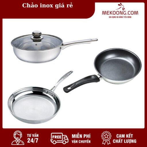 BST Chảo Inox Giá Rẻ | Mekoong