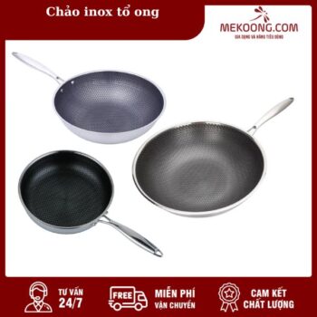 BST chảo inox tổ ong