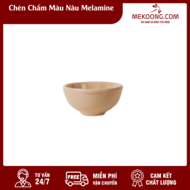 Chén Chấm Màu Nâu