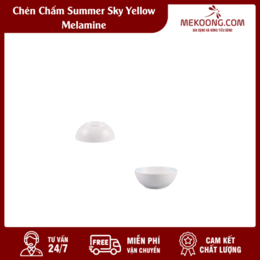 Chén Chấm Summer Sky Yellow