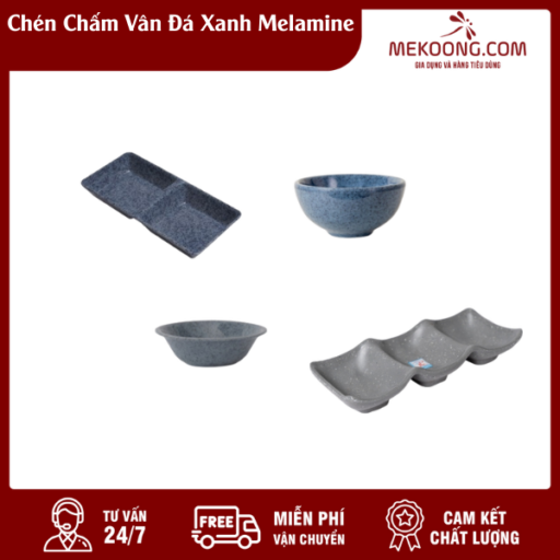 chen cham van da xanh melamine mekoong Chén Chấm Vân Đá Xanh