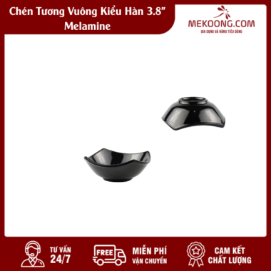 Chén Tương Vuông Kiểu Hàn 3.8" VN