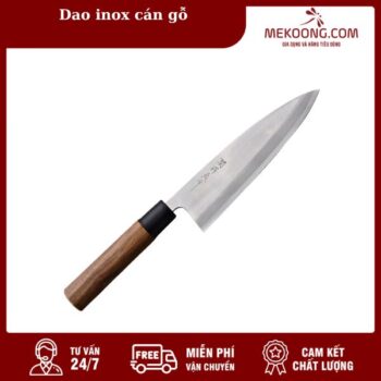 Dao inox cán gỗ