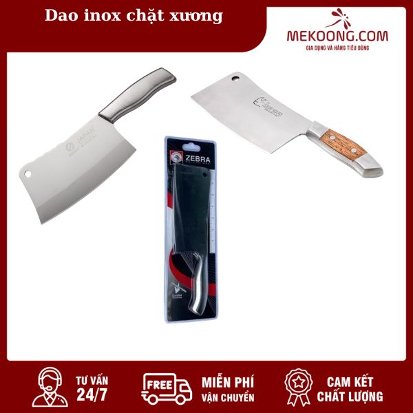 Dao inox chặt xương