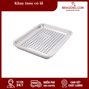 Khay inox có lỗ