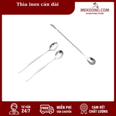 Thìa inox cán dài