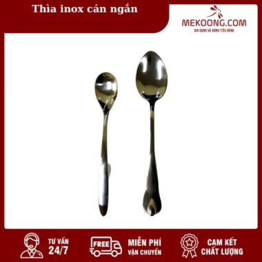 Thìa inox cán ngắn