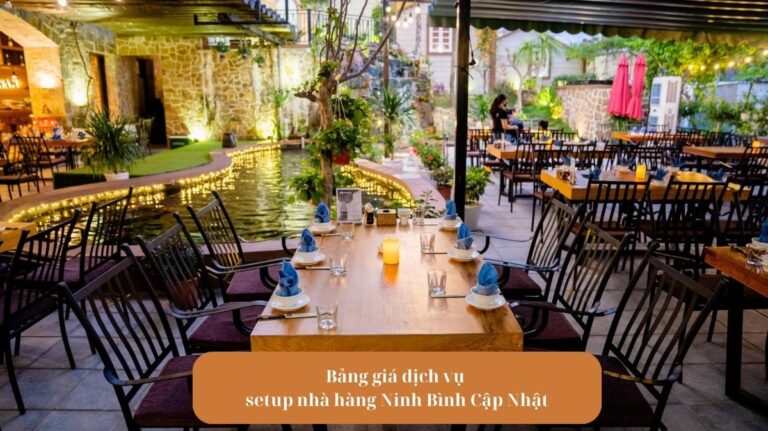 Bảng giá dịch vụ setup nhà hàng Ninh Bình Cập Nhật Mekoong