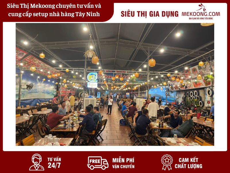 Siêu Thị Mekoong chuyên tư vấn và cung cấp setup nhà hàng Tây Ninh