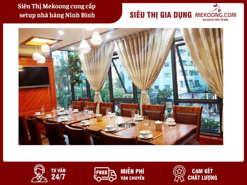 Sieu Thi Mekoong cung cap setup nha hang Ninh Binh