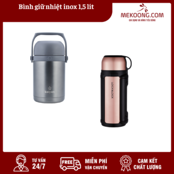 Bình giữ nhiệt inox 1,5 lít