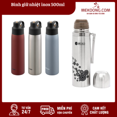 Bình giữ nhiệt inox 500ml