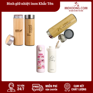 Bình giữ nhiệt inox Khắc Tên