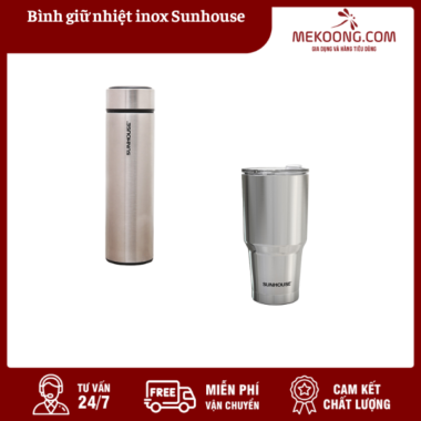 Bình giữ nhiệt inox Sunhouse