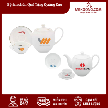Bộ ấm chén Quà Tặng Quảng Cáo