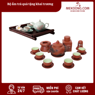 Bộ ấm trà quà tặng khai trương