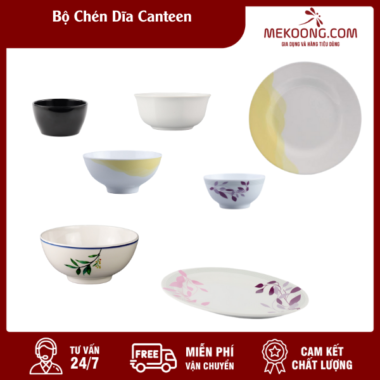 Bộ Chén Dĩa Canteen