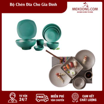 Bộ Chén Đĩa Cho Gia Đình Melamine Superware