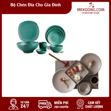 Bộ Chén Đĩa Cho Gia Đình