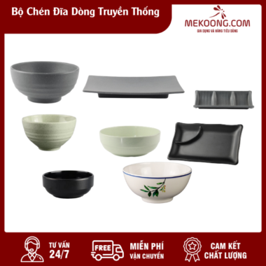 Bộ Chén Đĩa Dòng Truyền Thống