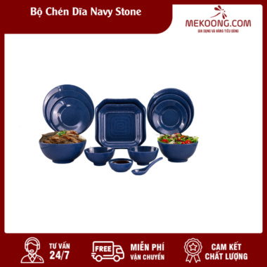 Bộ Chén Dĩa Navy Stone