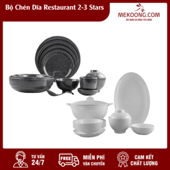 Bộ Chén Dĩa Restaurant 2-3 Stars Melamine Superware