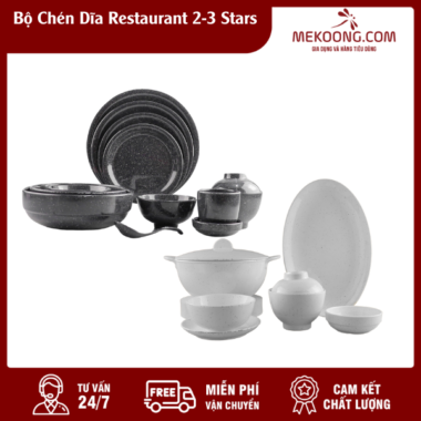 Bộ Chén Dĩa Restaurant 2-3 Stars