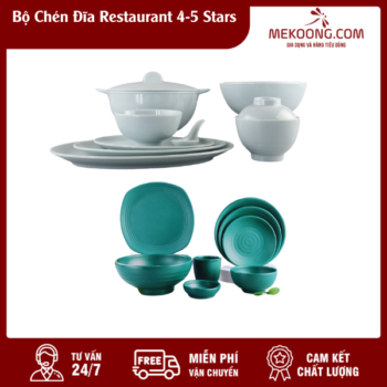 Bộ Chén Đĩa Restaurant 4-5 Stars Melamine Superware